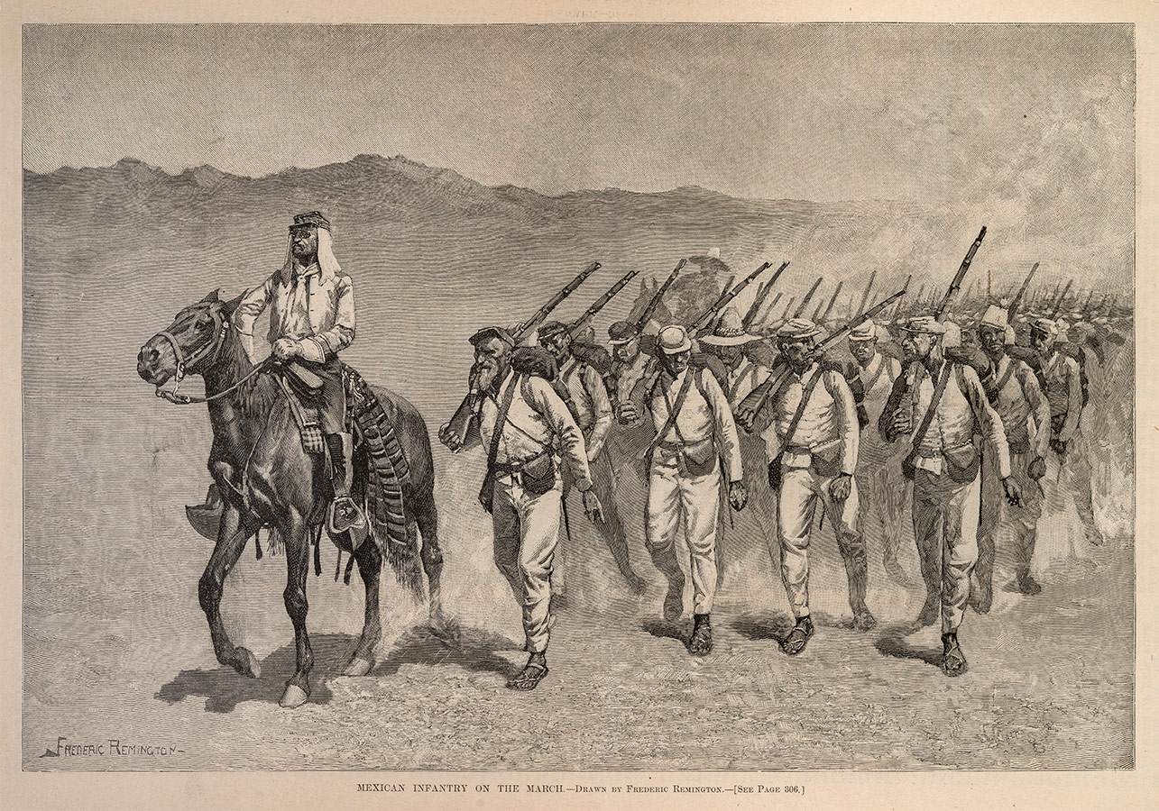 Mexican-Infantry-on-the-March_sized