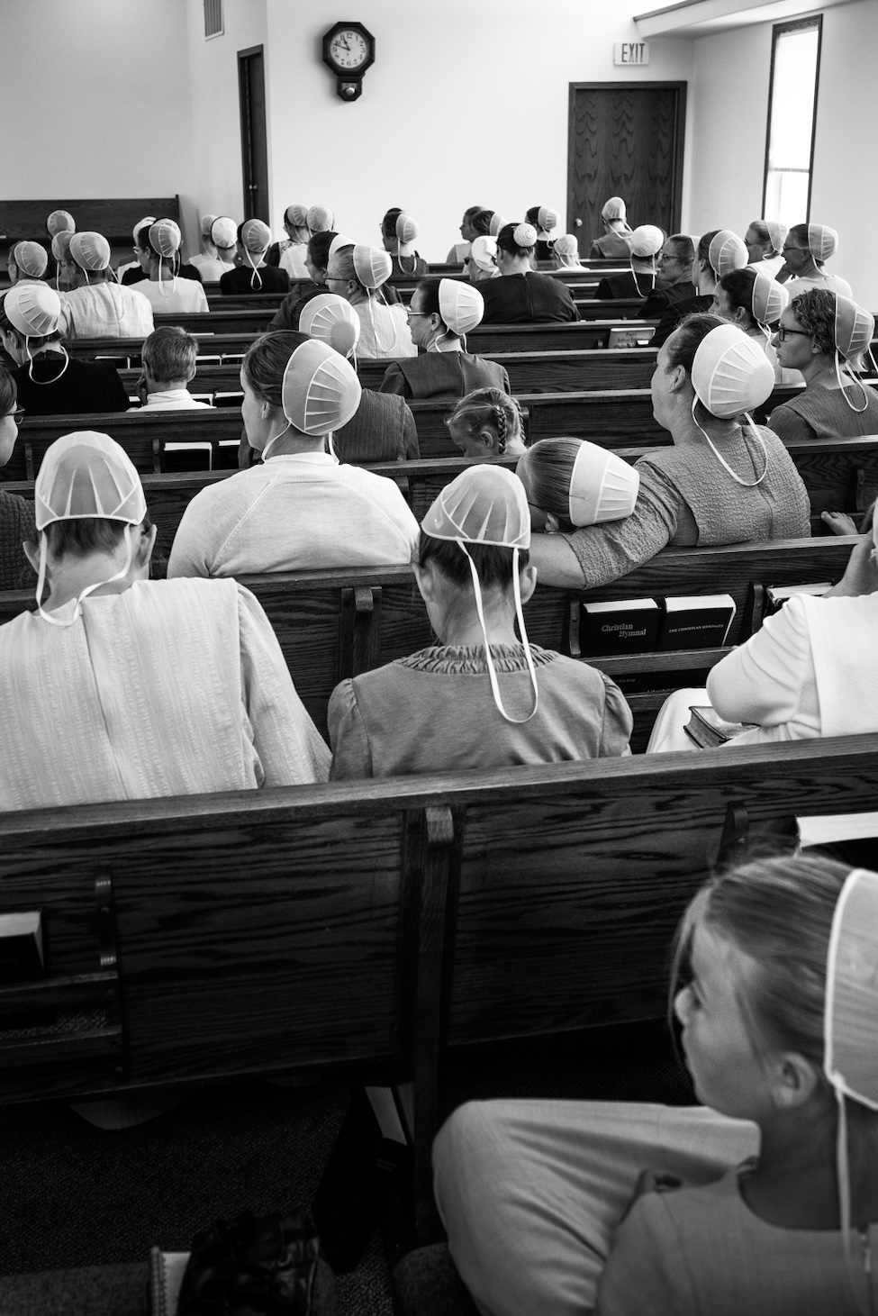 Mennonite Women, at Sunday Service. Arlington, Kansas. June 20, 2021